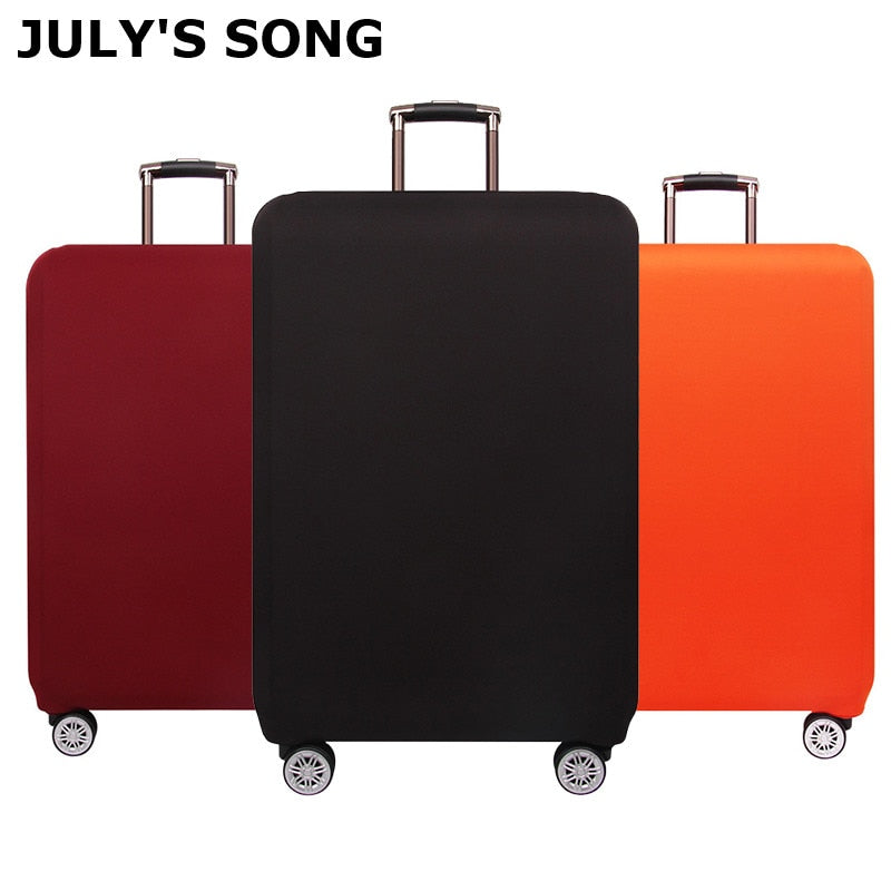 JULY'S SONG Thicken Travel Luggage Protective Cover For 18-32inch Suitcase Case Trolley Elastic Luggage Cover Travel Accessories