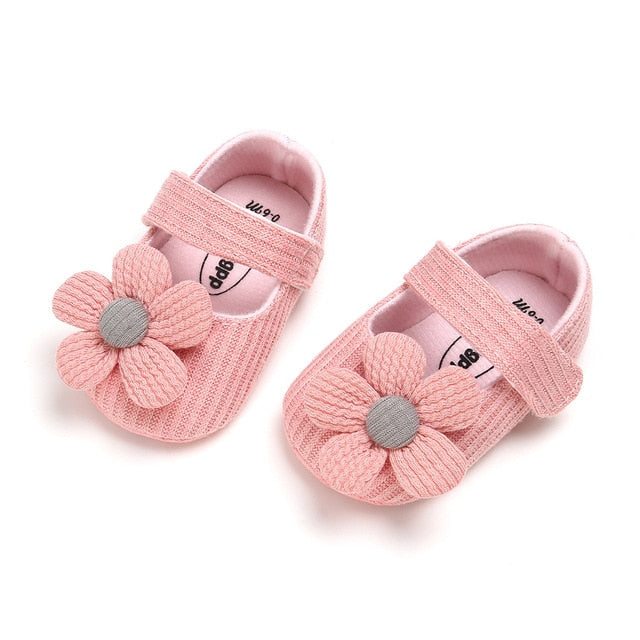 2019 Baby First Walkers Clothing Kids Infant Newborn Baby Boy Girl Unisex Soft Sole Crib Shoes Flower Cotton Prewalker Shoes