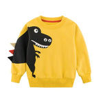 Boys 2020 Top Long Sleeve Clothes Children Boy Girl Clothing Print Cartoon Child Dinosaur Fashion Sweatshirt Spring And Autumn