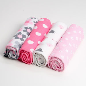 100% Cotton Muslin Diapers Baby Swaddle Baby Blankets Newborn Muslin Blanket Infant Wrap Soft Children's Blanket Swaddle Wrap