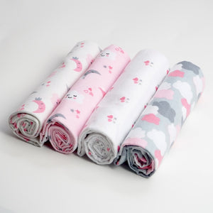 100% Cotton Muslin Diapers Baby Swaddle Baby Blankets Newborn Muslin Blanket Infant Wrap Soft Children's Blanket Swaddle Wrap