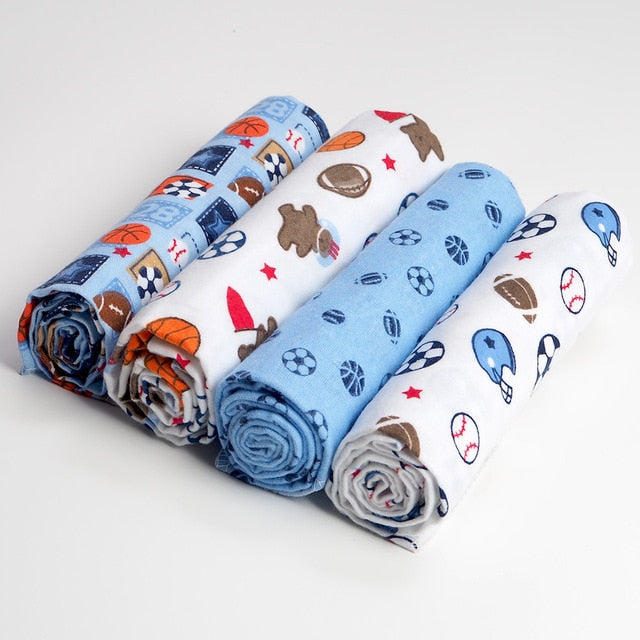 100% Cotton Muslin Diapers Baby Swaddle Baby Blankets Newborn Muslin Blanket Infant Wrap Soft Children's Blanket Swaddle Wrap