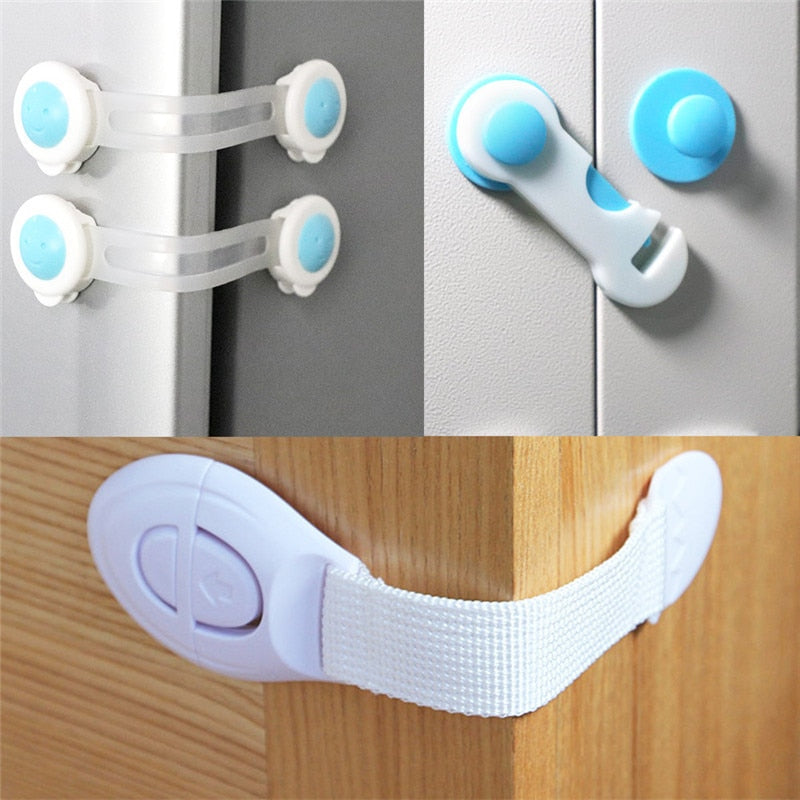 10pcs Children's Cabinet Lock Baby Safety Protection Child Safety Latches Drawers Cupboards Childproof Product