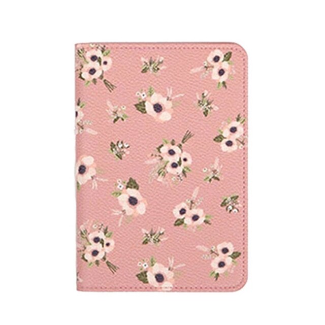 Printing Women ID Passport Holder PU Leather Card Holder Travel Passport Cover For Men Flamingo Cover On The Passport Organizer