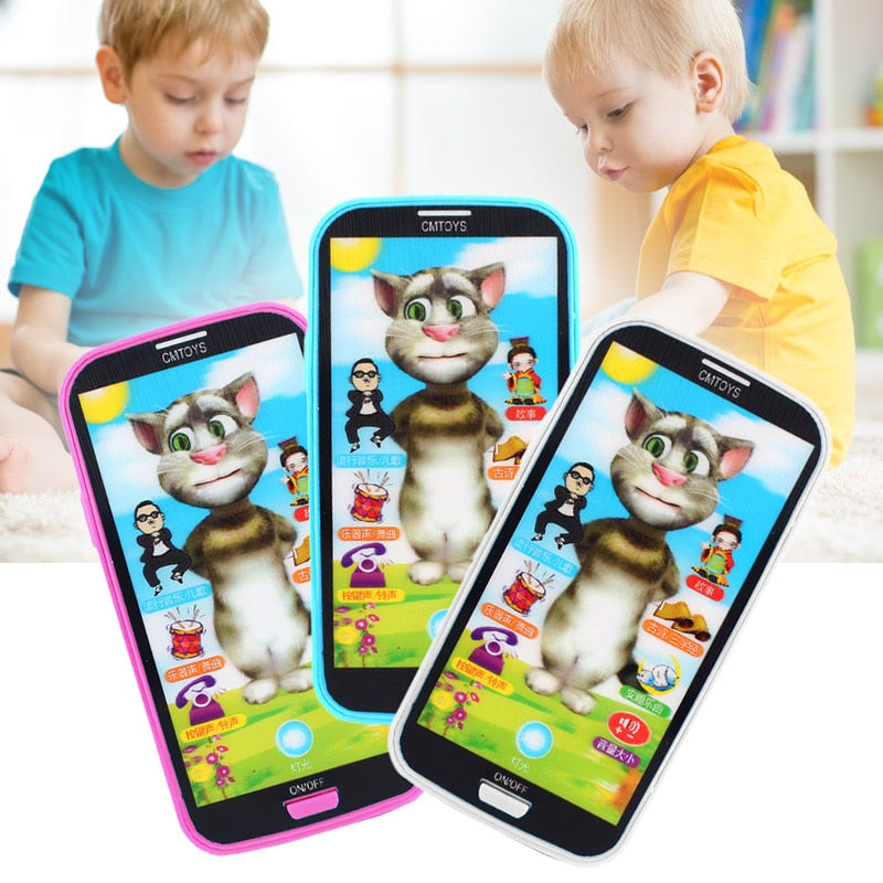 תינוק ביתי טלפון נייד צעצוע למידה חינוכית טלפון סלולרי מוסיקה מכונה צעצועים אלקטרוניים לילדים חג המולד מתנות