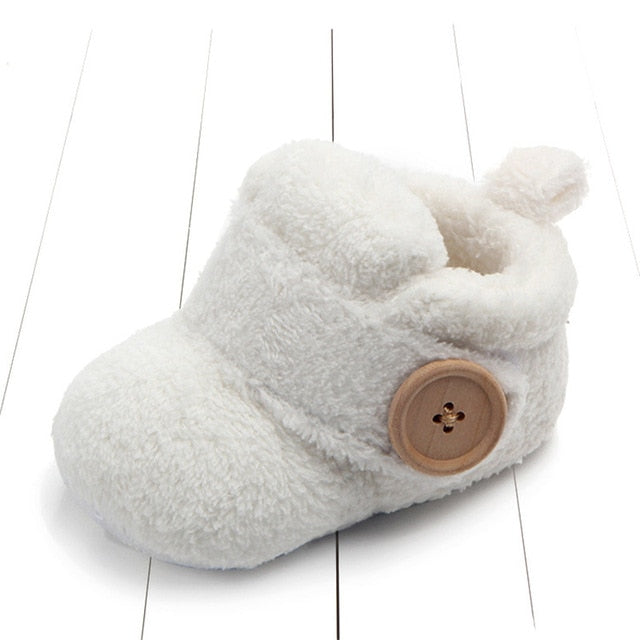 Lovely Warm Design Baby Girls Boys Toddler First Walkers Baby Shoes Soft Slippers Cute Shoes Winter Non-Slip Baby Warm Shoes