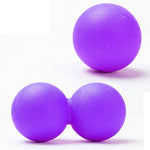 Fitness Peanut Massage Ball Relaxing Relieve Pain Lacrosse Myofascia Pilates Yoga Gym Fascia Ball Body Exercise Equipment Balls