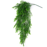 צמחים מלאכותיים גפנים תלויות על קיר סימולציה עלים ראטאן ענפים צמח ירוק קיסוס עלה בית קישוט החתונה צמח-סתיו
