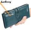 2020 Name Engrave Women Wallets Fashion Long Leather Top Quality Card Holder Classic Female Purse  Zipper Brand Wallet For Women