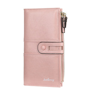 2020 Name Engrave Women Wallets Fashion Long Leather Top Quality Card Holder Classic Female Purse  Zipper Brand Wallet For Women