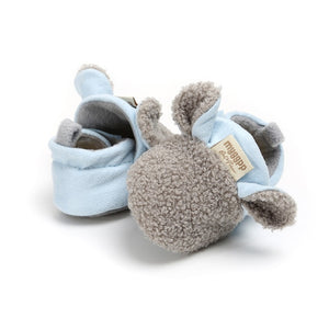 2018 פעוט חדש חדש תינוק נעליים זוחלות ילד ילדה נעלי בית כבש Prewalker למאמנים פרווה חורף בעלי חיים אוזניים הראשון ווקר
