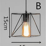Modern Iron Net Pendant Light Restaurant Living Room Led Hanging Lamp Simple Kitchen Fixtures Cafe Lighting Luminaire Decor Loft