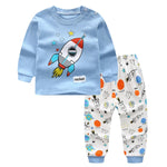 Baby Boys Clothes 2pcs Newborn Baby Girls Cartoon Clothing Autumn Winter Cartoon Cotton Shirt Baby Boy Clothes Set Long-Sleeved