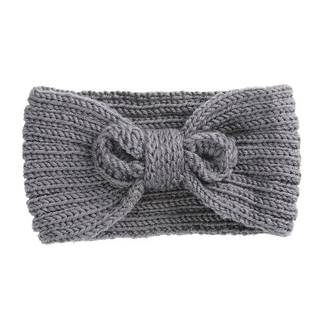 AWAYTR Knitted Knot Cross Headband for Women Autumn Winter Girls Hair Accessories  Headwear  Elastic Hair Band Hair Accessories