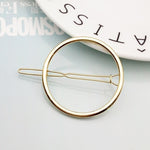 Hot Sale Women Fashion Hair Accessories Gold Silver Geometric Hairpins Elegant Barrettes Lips Hairgrips Hair Ornament Headbands