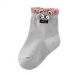 1 pair Baby Socks Boys Girls Cartoon Accessories Decorative Socks Cotton Kids Socks Soft Newborn Socks Clothes Accessories
