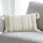 45*45 Chair Cushion Nordic Modern Home Decor Minimalist Pillow Tufted Tassel Morocco Gray Seat Cushion Pillowcase