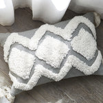 45*45 Chair Cushion Nordic Modern Home Decor Minimalist Pillow Tufted Tassel Morocco Gray Seat Cushion Pillowcase