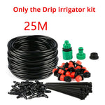 25M DIY Drip Irrigation System Automatic Watering Irrigation System Kit Garden Hose Micro Drip Watering Kits Adjustable dripper