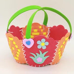 EVA Handmade Woven Paste Basket Childen Toy DIY Handicrafts Girl Gifts Sticky Kindergarten Material Kids Crafts Toys 2019 New