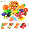 New 1 Set Safe Children Play House Toy Plastic Food Toy Cut Fruit Vegetable Kitchen Baby Kids Pretend Play Educational Toys ZXH