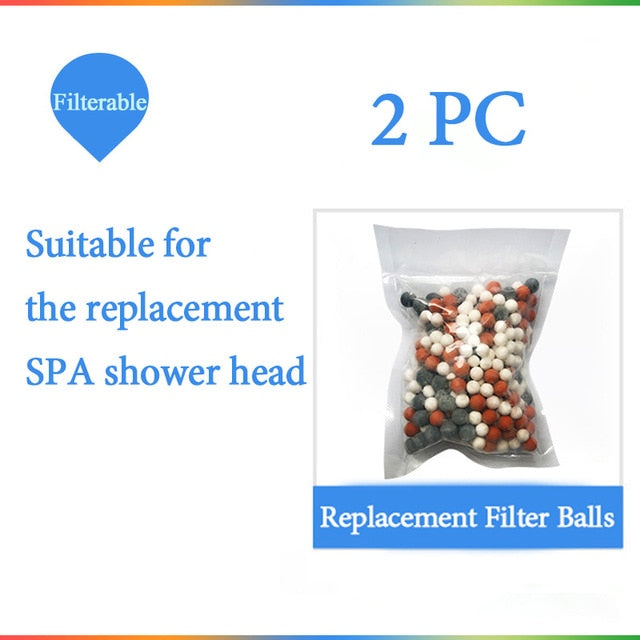 ZhangJi חדר אמבטיה 3 פונקציה ספא ראש מקלחת עם כפתור מתג / כיבוי בלחץ גבוה אניון מסנן אמבטיה ראש חיסכון במים מקלחת