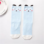 1 Pair Unisex Lovely Cute Cartoon Fox Kids baby Socks Knee Girl Boy Baby Toddler Socks animal infant Soft Cotton socks 0-3 Y