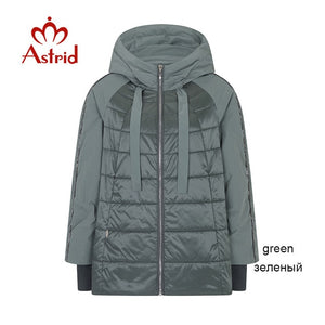 Astrid 2020 Spring coat women Outwear trend Jacket Short Parkas casual fashion female high quality Warm Thin Cotton ZM-8601