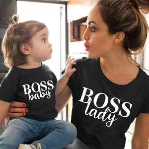 Cotton family matching clothes Outfits Mother And Daughter T-Shirt Cute Tops lovely Blouse kids baby girl boys casual T shirt