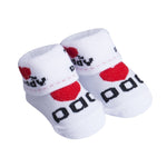 Hot Baby Socks New Brand Sweet Baby Kids Girls Boys Princess Ankle Socks Letter Love Mom Dad Short Socks 0-6M