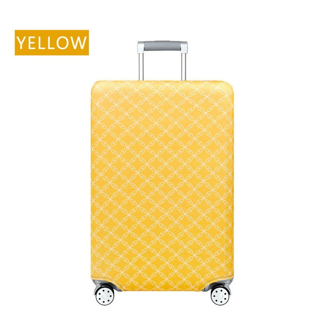 World Map Travel Luggage Suitcase Protective Cover Trolley Baggage Bag Cover Men's Women's Thick Elastic Case For Suitcase 272