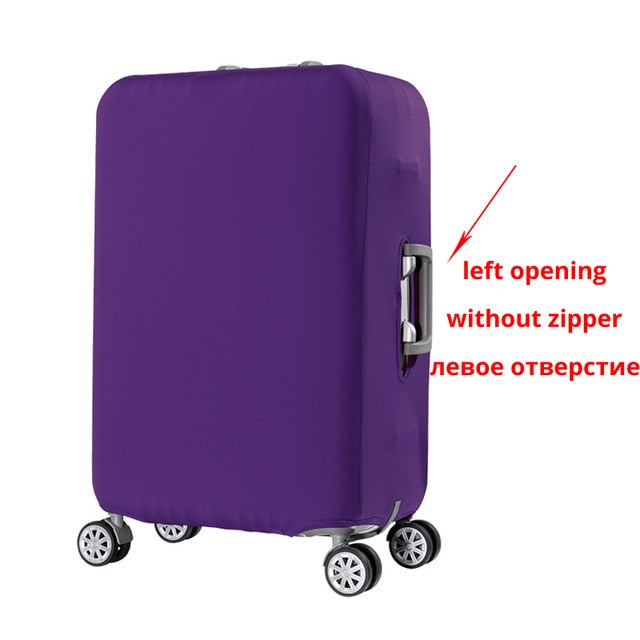 World Map Travel Luggage Suitcase Protective Cover Trolley Baggage Bag Cover Men's Women's Thick Elastic Case For Suitcase 272