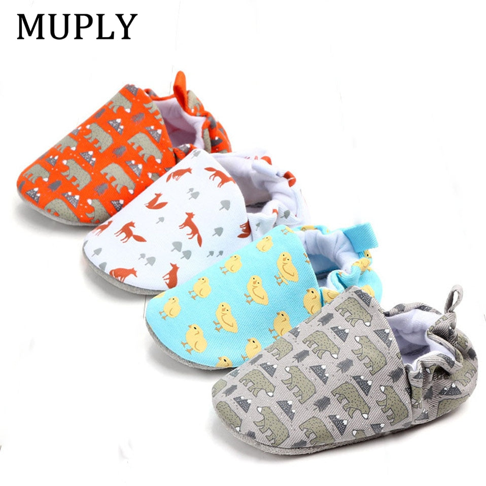 Baby Girls Boys First Walkers Soft Infant Toddler Shoes Cute Flower Soles Crib Shoes Footwear for Newborns baby shoes