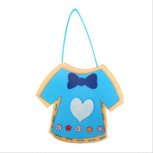 2019 New Handicraft Toys for Children Pink Bag Girl Gift Fabrication DIY Toy Animal Handbag Arts Crafts Educational Toy