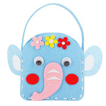 2019 New Handicraft Toys for Children Pink Bag Girl Gift Fabrication DIY Toy Animal Handbag Arts Crafts Educational Toy