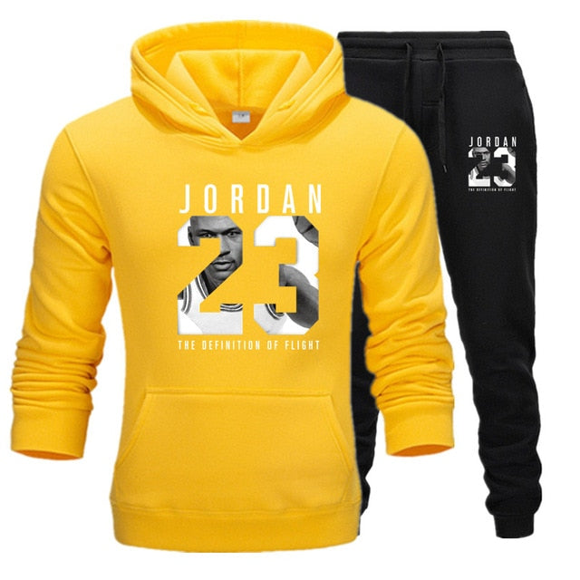 New Men Hoodies Suit