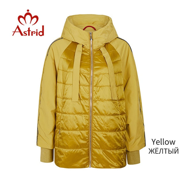 Astrid 2020 Spring coat women Outwear trend Jacket Short Parkas casual fashion female high quality Warm Thin Cotton ZM-8601