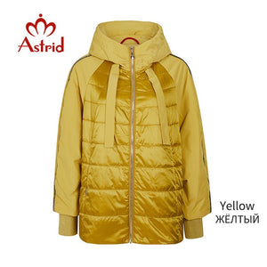 Astrid 2020 Spring coat women Outwear trend Jacket Short Parkas casual fashion female high quality Warm Thin Cotton ZM-8601