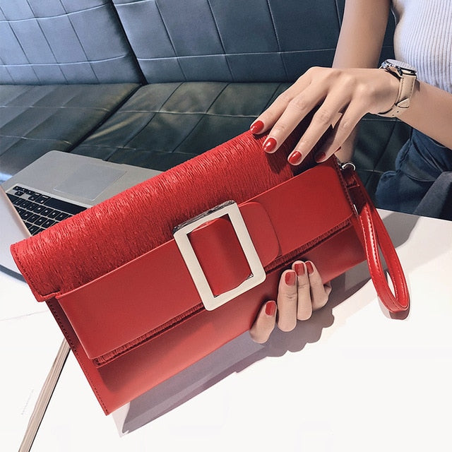 Envelope Bag Women Evening Bags Clutches For Women Luxury Handbags Ladies Party Purse Crossbody Bags Fashion Leather Clutch Bag