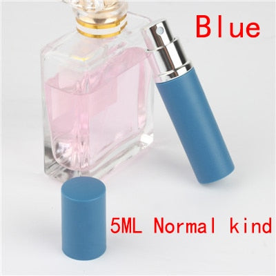 Refillable 5ml Refillable Mini Perfume Spray Bottle Aluminum Spray Atomizer Portable Travel Cosmetic Container Perfume Bottle