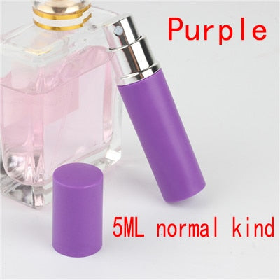 Refillable 5ml Refillable Mini Perfume Spray Bottle Aluminum Spray Atomizer Portable Travel Cosmetic Container Perfume Bottle