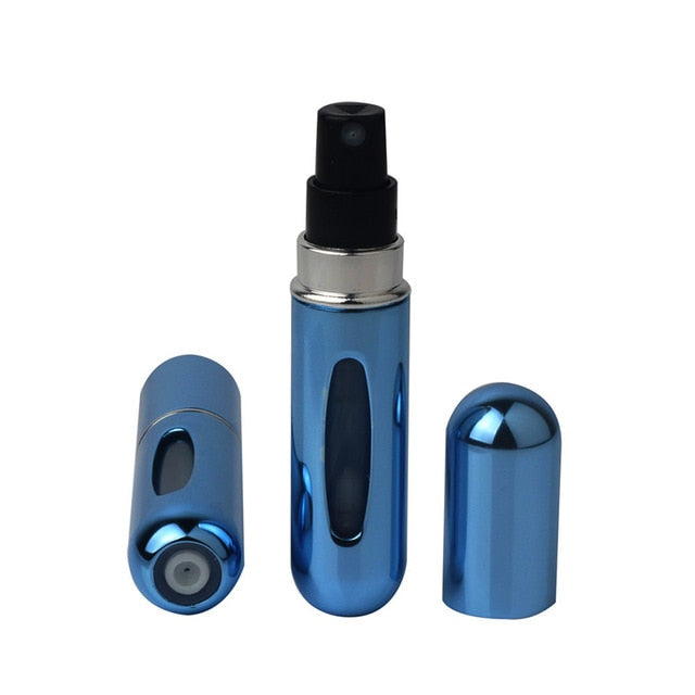 Refillable 5ml Refillable Mini Perfume Spray Bottle Aluminum Spray Atomizer Portable Travel Cosmetic Container Perfume Bottle