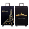 New York Paris Thicken Luggage Protective Cover 18-32inch Trolley Baggage Travel Bag Covers Elastic Protection Suitcase Case 271