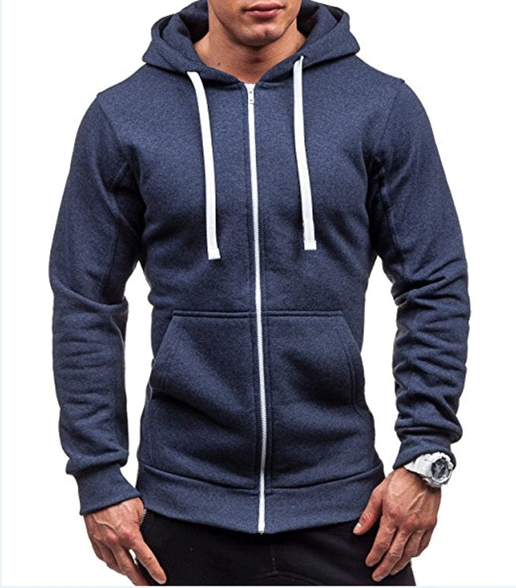 MRMT 2020 New Men's Hoodies Sweatshirts Zipper Hoodie Men Sweatshirt Solid Color Man Hoody Sweatshirts For Male