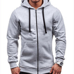 MRMT 2020 New Men's Hoodies Sweatshirts Zipper Hoodie Men Sweatshirt Solid Color Man Hoody Sweatshirts For Male