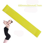 5 Colors Yoga Resistance Rubber Bands Indoor Outdoor Fitness Equipment 0.35mm-1.1mm Pilates Sport Training Workout Elastic Bands