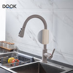 Kitchen Faucet Blacked Single Handle Pull Down White Kitchen Tap Single Hole 360 Degree Brushed Nickle Faucets Water Mixer Tap