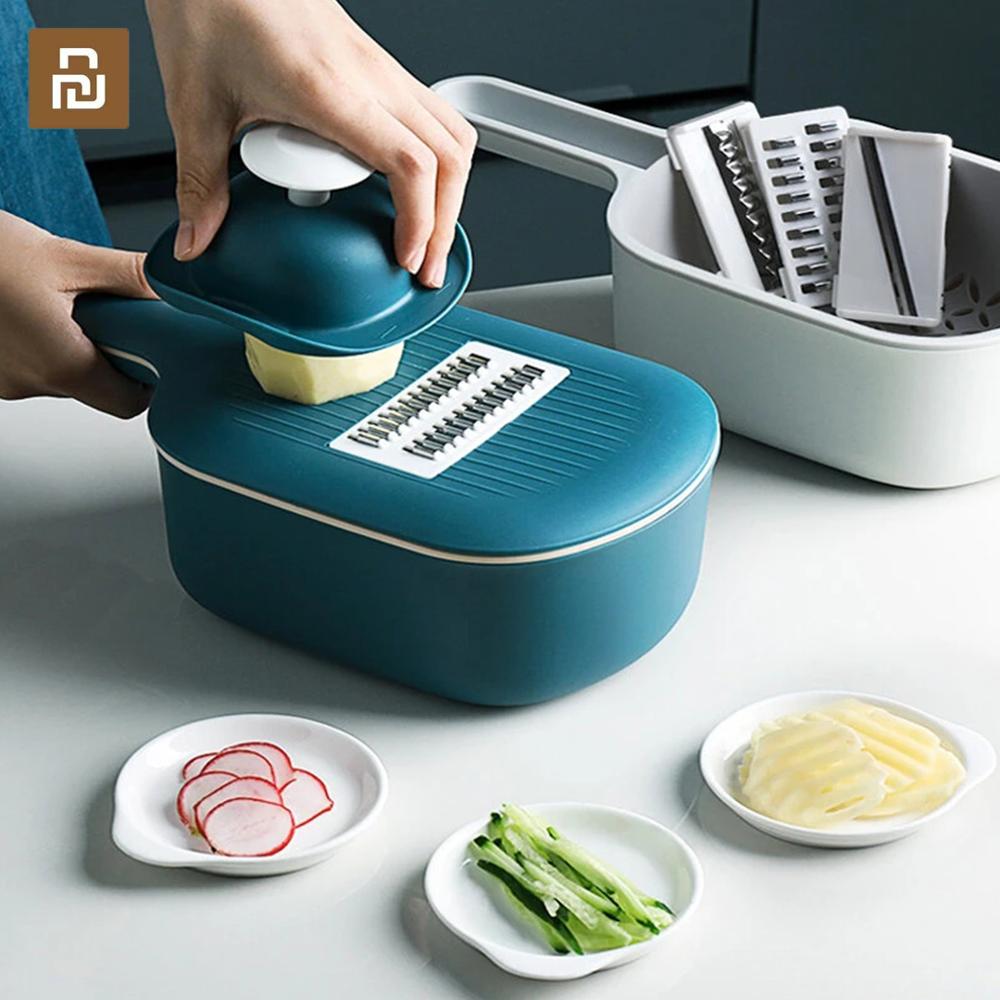 Jordan&Judy Multi-functional Vegetable Cutter Manual Slicer Potato Grater Carrots With Food Storge Box For Kitchen Accessories