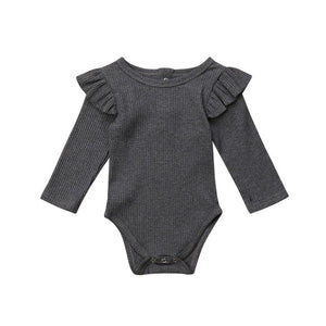 Baby Girl Rompers Autumn Princess Newborn Baby Clothes For 0-2Y Girls Boys Long Sleeve Jumpsuit Kids Baby Outfits Clothes