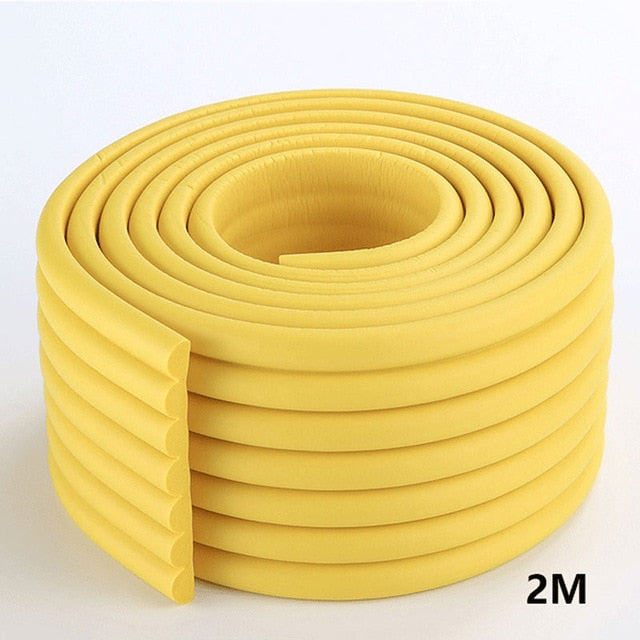 2M Children Protection Table Guard Strip Baby Safety Products Glass Edge Furniture Horror Crash Bar Corner Foam Bumper Collision